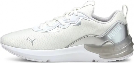 Кроссовки для тренировок женские Puma CELL INITIATE SHIMMER бело-серебряные 194407-02
