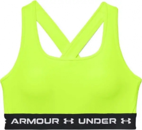 Топ женский Under Armour CROSSBACK MID лаймовый 1361034-731