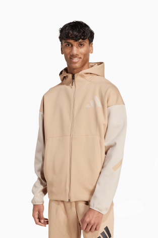 Кофта adidas ZNE Full-Zip - Бежевий