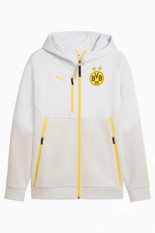 Кофта Puma Borussia Dortmund 25/26 Tech Full-Zip - білий