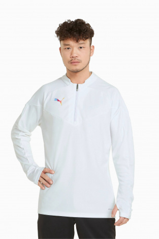 Кофта Puma individualFINAL 1/4 Zip Training - белый