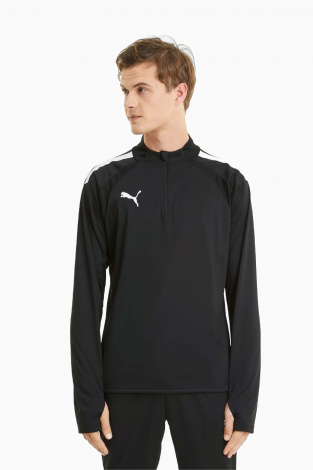 Кофта Puma teamLIGA 1/4 Zip Top - черный