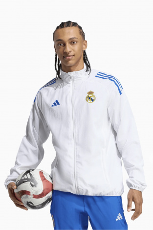 Вітровка adidas Real Madrid 25/26 Presentation - білий