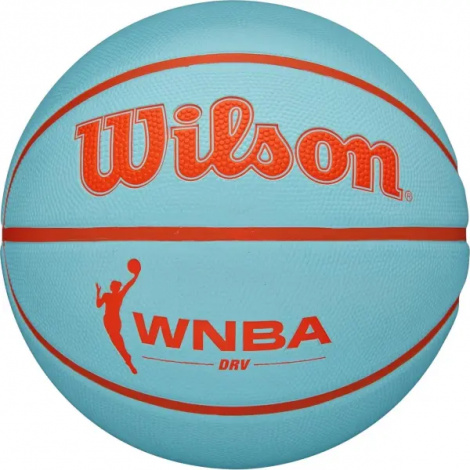 Баскетбольный мяч Wilson WNBA DRV голубо-оранжевый