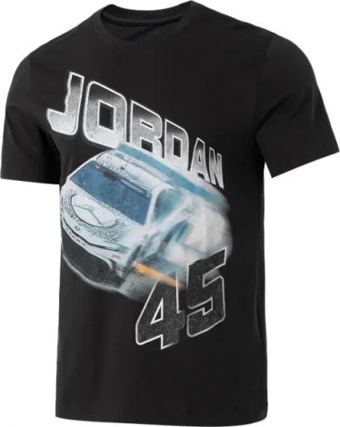 Футболка Nike JORDAN BRAND NASCAR 45 чорна IB7351-045