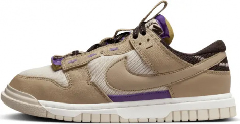 Кросівки Nike AIR DUNK JUMBO LOW бежево-фіолетові DV0821-101