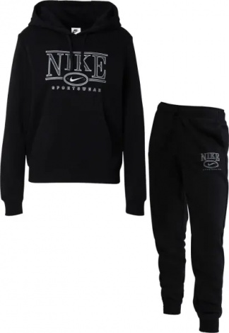 Спортивный костюм женский Nike SPORTSWEAR CLUB FLEECE черный IB1992-010__IB1988-010