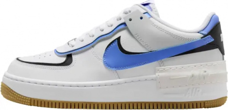 Кросівки жіночі Nike AIR FORCE 1 SHADOW біло-фіолетово-чорні DZ1847-109
