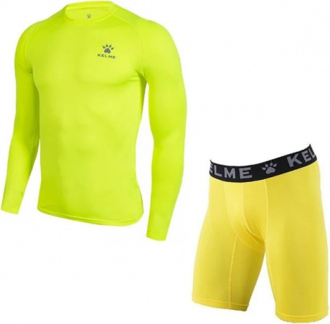 Комплект термобілизни Kelme TEAM неоново-жовтий 3891113.9905_K15Z706.9700