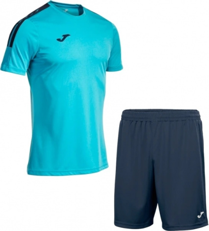 Комплект футбольной формы Joma OLIMPIADA бирюзово-темно-синий 103245.013_100053.331