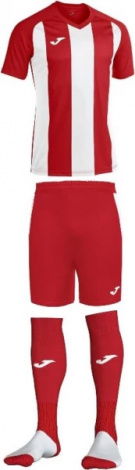 Комплект футбольної форми Joma PISA II червоно-біла 102243.602_101657.602_400392.600
