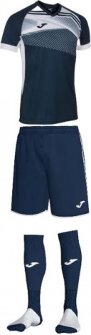 Комплект футбольної форми Joma SUPERNOVA II темно-синьо-білий 101604.332_101324.332_400392.331