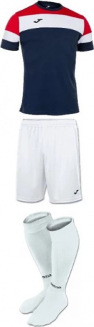 Комплект футбольной формы Joma CREW IV темно-сине-красно-белый 101534.336_100053.200_400054.200