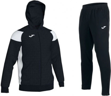 Спортивний костюм з капюшоном Joma CREW III чорно-білий 101271.102_100165.100