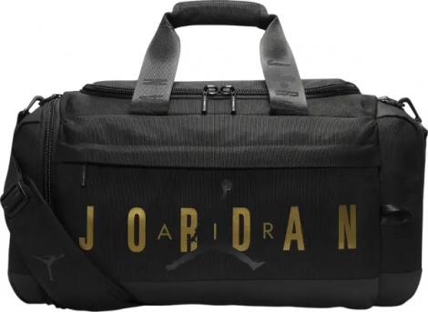 Сумка спортивна Nike JORDAN VELOCITY DUFFLE BAG (46L) чорно-золота SM0920-K5X