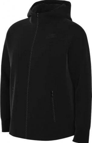 Толстовка підліткова Nike SPORTSWEAR TECH FLEECE FULL-ZIP (EXTENDED SIZE) чорна FD2980-010