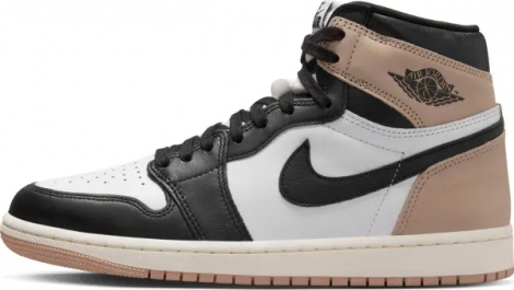 Кросівки жіночі Nike JORDAN 1 RETRO HIGH OG LATTE коричнево-біло-чорні FD2596-021
