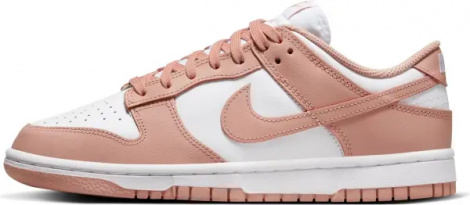 Кроссовки женские Nike DUNK LOW светло-розово-белые DD1503-118