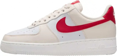 Кроссовки женские Nike AIR FORCE 1 '07 NEXT NATURE кремово-бело-красные DC9486-109