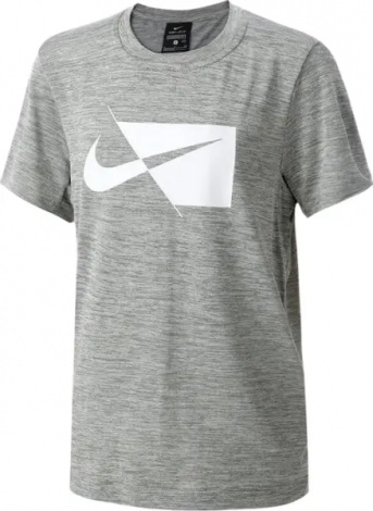 Футболка підліткова Nike DRI-FIT HYBRID сіра DA0282-084