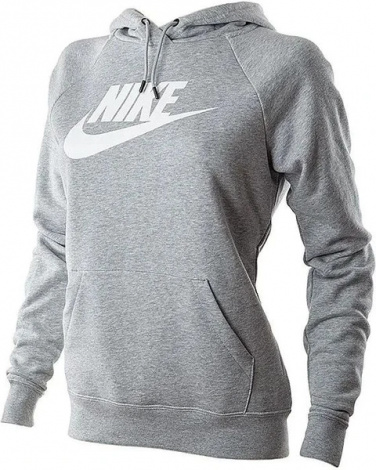 Толстовка жіноча Nike ESSNTL FLC GX HOODIE сіра BV4126-063
