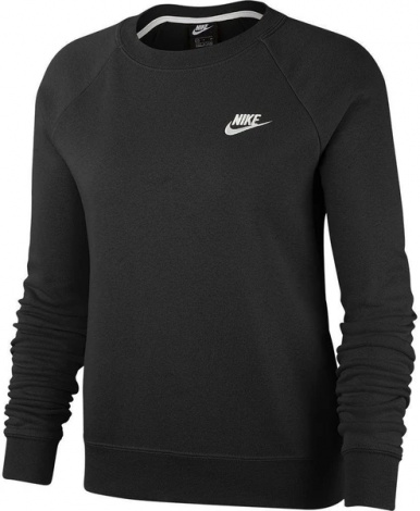 Світшот жіночий Nike W NSW ESSNTL CREW FLC чорний BV4110-010