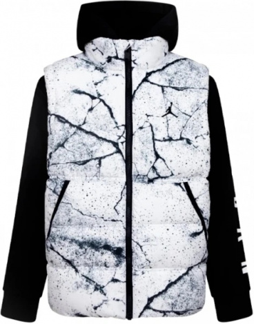 Куртка подростковая Nike JORDAN 2 FER бело-черная 95D191-G0W