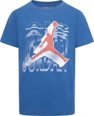 Футболка підліткова Nike JORDAN AIR 2 3D синя 95C975-U1R