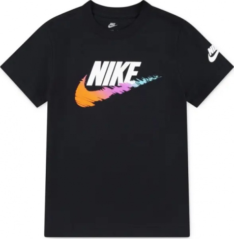 Футболка детская Nike BRANDMARK SWOOSH черная 86M843-023