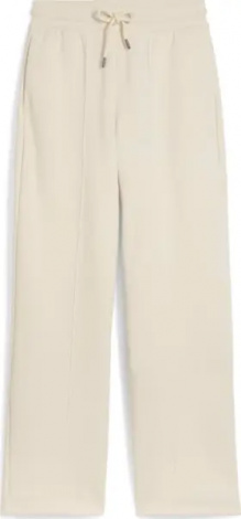 Спортивные штаны женские Puma CLASS COMFORT PINNACLE HIGH-WAIST STRAIGHT бежевые 69072987