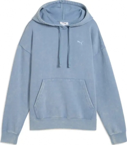 Худі жіноче Puma ESSENTIALS ELEVATED RELAXED WASH блакитне 68810334