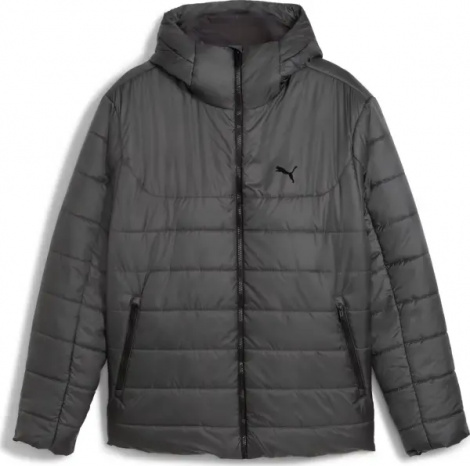 Куртка Puma ESSENTIALS HOODED PADDED темно-сіра 68521144