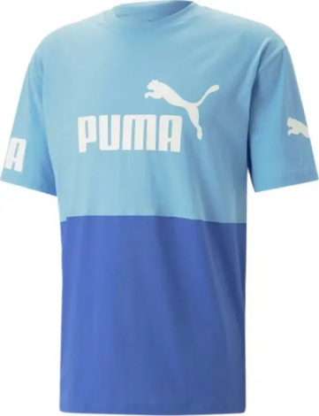Футболка Puma POWER COLORBLOCK блакитно-синя 673321-93