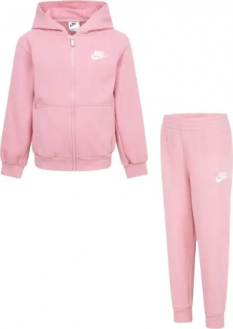 Спортивний костюм дитячий Nike CLUB TRACKSUIT світло-рожевий 36M485-A0W