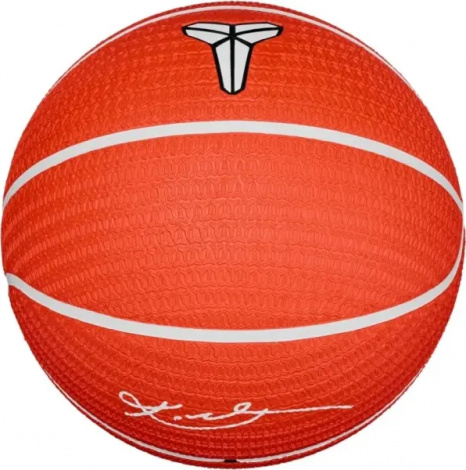 Баскетбольный мяч Nike PLAYGROUND 8P K BRYANT DEFLATED оранжево-белый