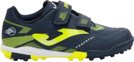 Сороконожки (шиповки) детские Joma POWERFULL темно-сине-лимонные POJW2503TFV