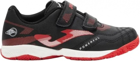 Футзалки (бампы) детские Joma POWERFUL черно-красные POJW2501INV