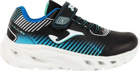 Кроссовки детские Joma AQUILES с подсветкой черно-синие JAQUIW2501V