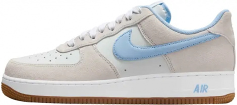 Кроссовки Nike AIR FORCE 1 '07 LV8 бежево-голубые IB6388-002