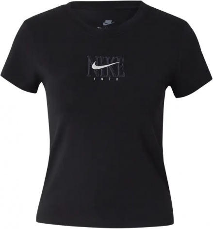 Футболка женская Nike SPORTSWEAR SLIM SHORT-SLEEVE GRAPHIC черная IB2444-010