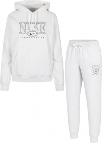 Спортивний костюм жіночий Nike SPORTSWEAR CLUB FLEECE сірий IB1992-051__IB1988-051