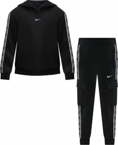 Спортивний костюм підлітковий Nike SPORTSWEAR CLUB FLEECE чорний HQ9321-010__HQ9323-010