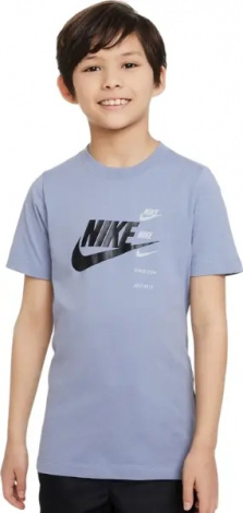 Футболка підліткова Nike STANDARD ISSUE димчасто-блакитна FN7713-493