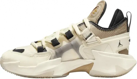 Кроссовки баскетбольные подростковые Nike JORDAN WHY NOT .5 (GS) бежево-светло-коричневые DC3643-102