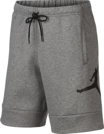 Шорты Nike JUMPMAN AIR FLC SHORT серые CK6707-091