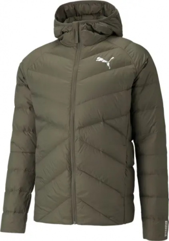 Пуховик Puma PWRWARM PACKLITE оливковый 587703-44
