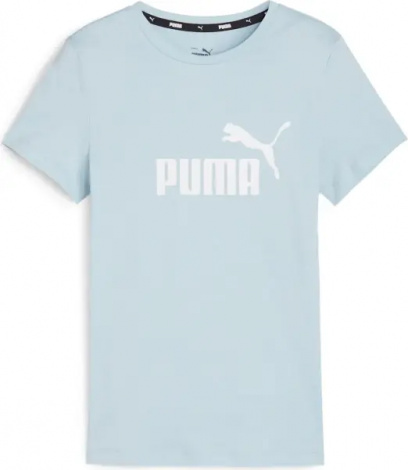 Футболка підліткова Puma ESSENTIALS LOGO бірюзова 587029-23