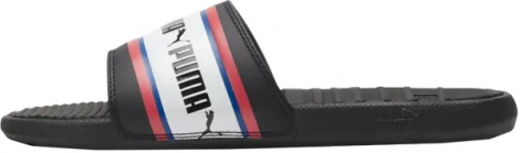 Шльопанці Puma COOL CAT чорно-червоно-сині 385887-01