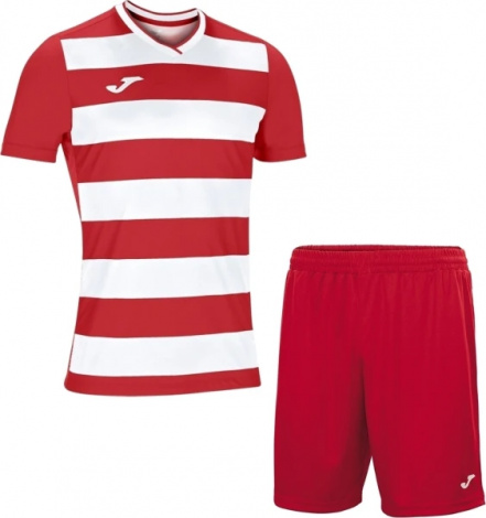 Комплект футбольної форми Joma EUROPA IV червоно-білий 101466.602_100053.600