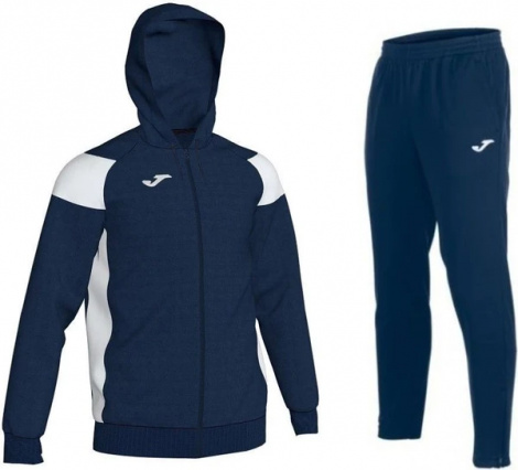 Спортивный костюм с капюшоном Joma CREW III темно-сине-белый 101271.332_100165.300